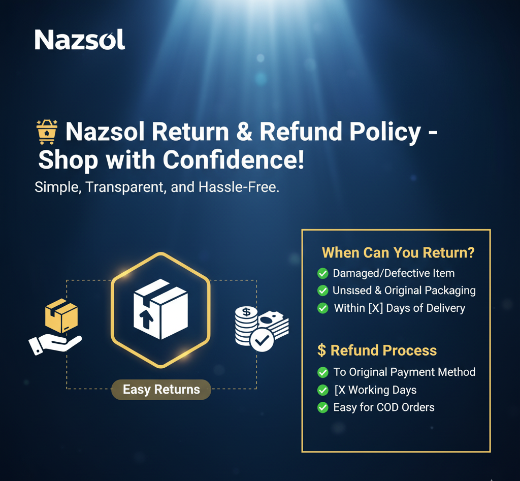 Return & Refund Policy – Easy, Secure & Hassle-Free Shopping